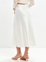 Юбка миди Ellemia белый жемчуг