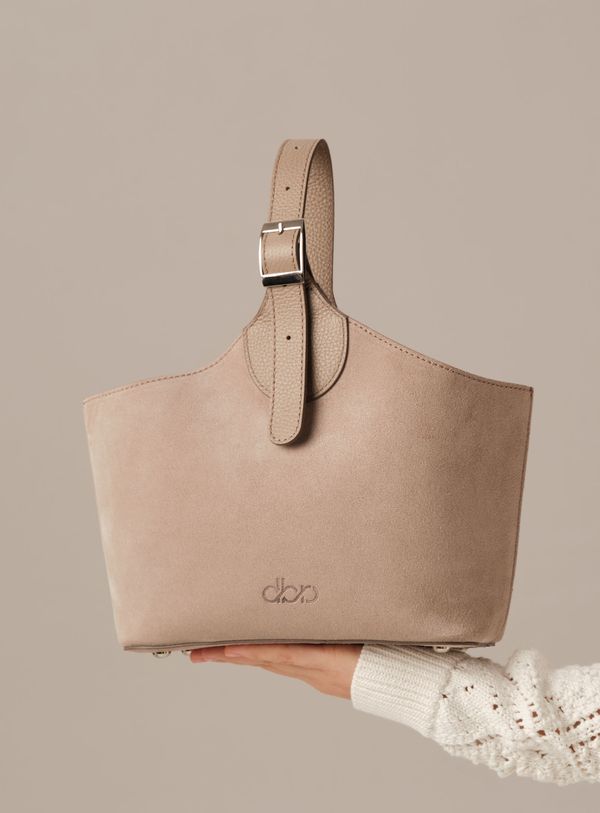 Замшевая сумка DBR Provence 31398 ваниль