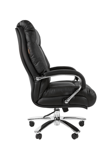 Офисное кресло Chairman 405 Россия нат.кожа/экокожа черное