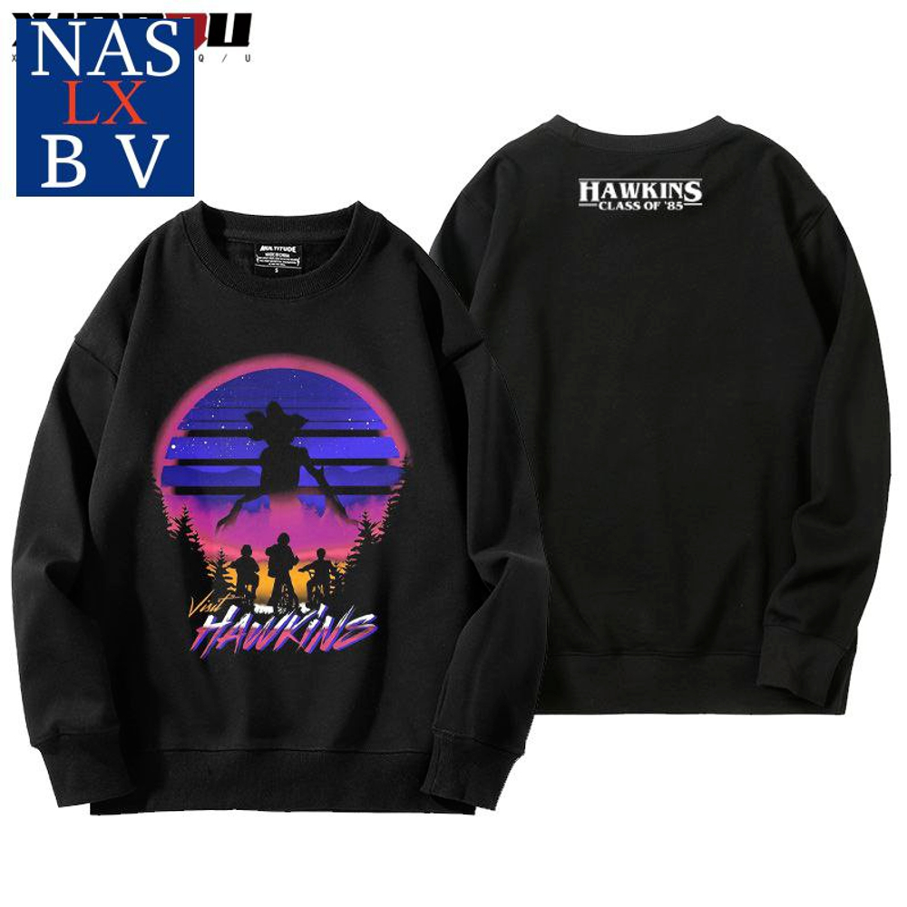 Свитшот унисекс оверсайз "Очень странные дела"