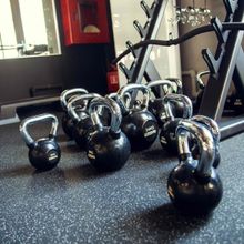 Гиря обрезиненная с хромированной ручкой PROFI-FIT 26 кг