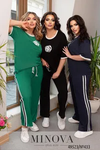 Костюм 433-черный Minova