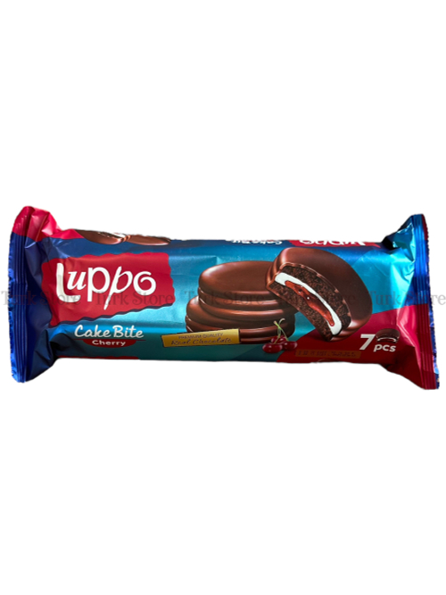 Кекс " Luppo" с маршмеллоу и вишневым мармеладом 182 гр