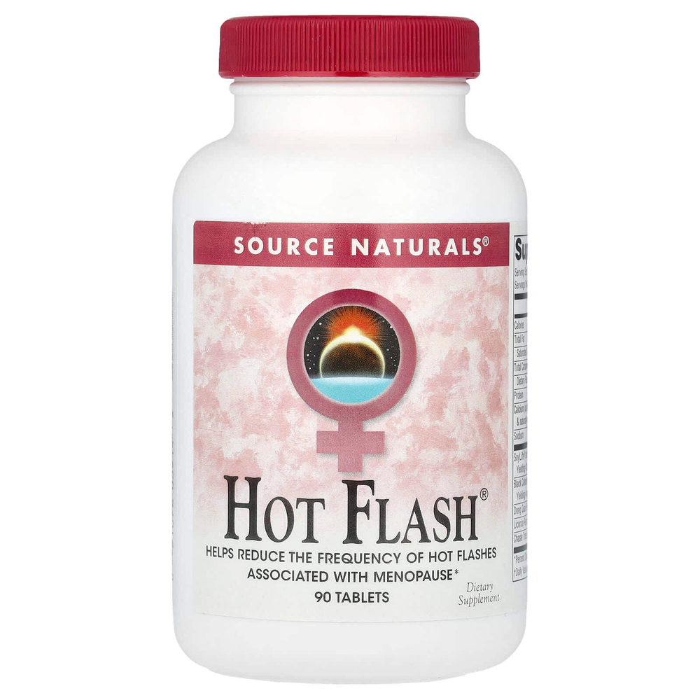Source Naturals, Hot Flash, 90 таблеток