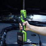 Гайковерт-трещотка Greenworks GD24RWX удлиненная, 24V, бесщеточная, 1/2", 80Нм, редуктор 170 мм, без АКБ и ЗУ с сумкой (3804207)