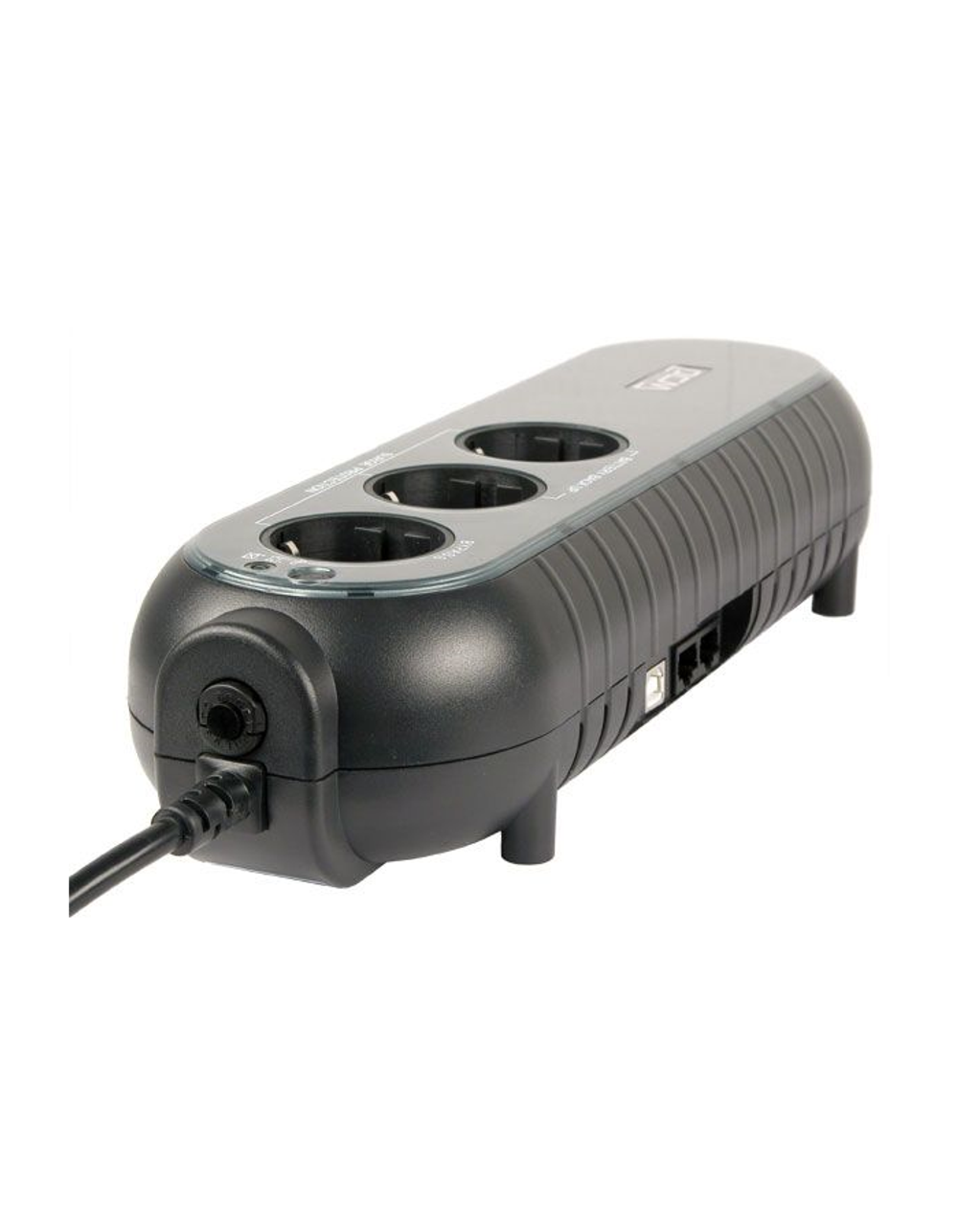 Powercom Back-UPS WOW, OffLine, 500VA/250W, Tower, 3xSchuko outlets(1 Surge & 2 batt), USB (37371)