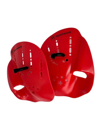 Лопатки для плавания ST SwimTraining "ИНСТИНКТ" с отверстием для пальца / СТ Свимтрейнинг