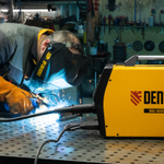 Аппарат инвертор. полуавтомат. cварки IMIG-185SDR, 180 А, ПВ 60%, катушка 5 кг Denzel