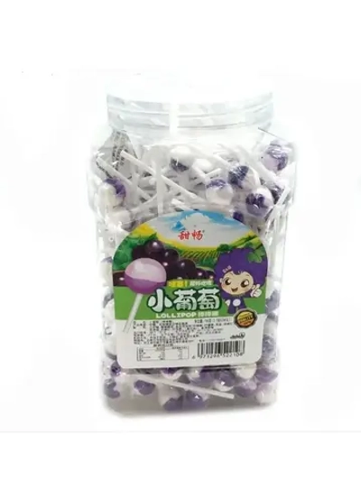 Леденцы виноградные на палочке 3,5г * 200 штук