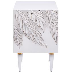 Тумба прикроватная Тропик Классика Айс Голд левая