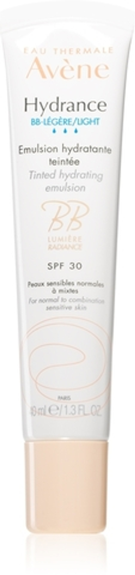 Avene Hydrance BB Light Tinted Hydrating Emulsion - Тонизирующая эмульсия с увлажняющим эффектом, 40 ml