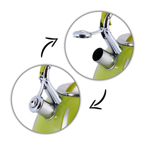 Чайник 3 л. из нержавеющей стали со свистком Kamille KM-0691