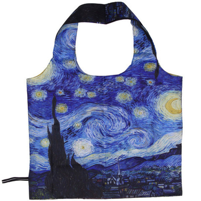 Сумка - шоппер в чехле с замком водонепроницаемая «ИДЕЯДОМА», принт звездная ночь, 46*55см