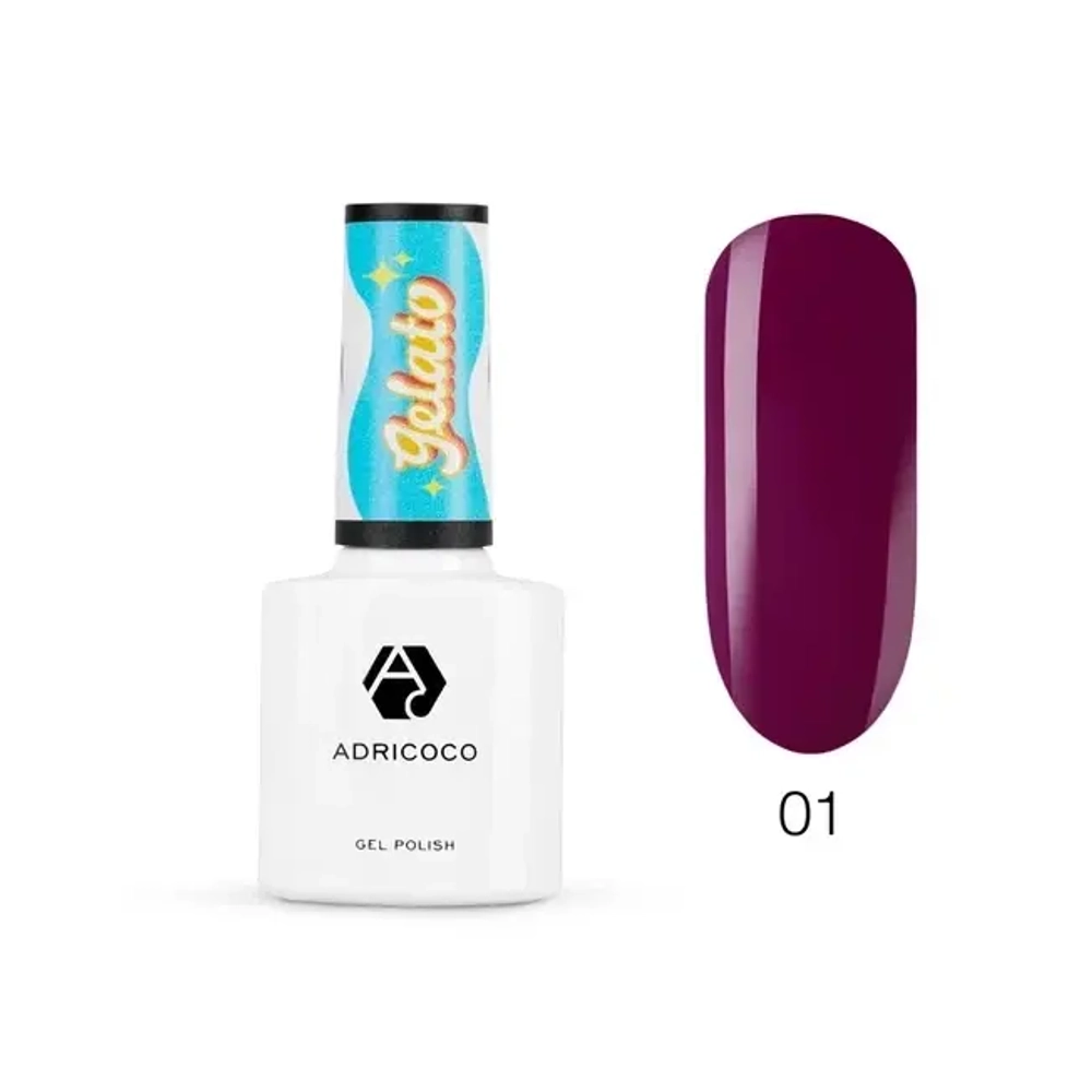 Гель-лак ADRICOCO Gelato №01, (8мл)