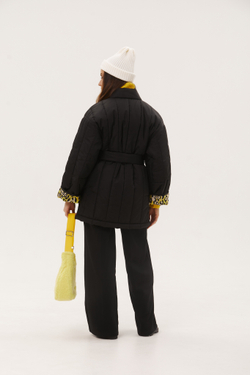 Пуховик - Кимоно укороченный