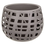 Кашпо ХАОС D175мм 1,5л с вставкой французcкий серый (комплект 5 шт)