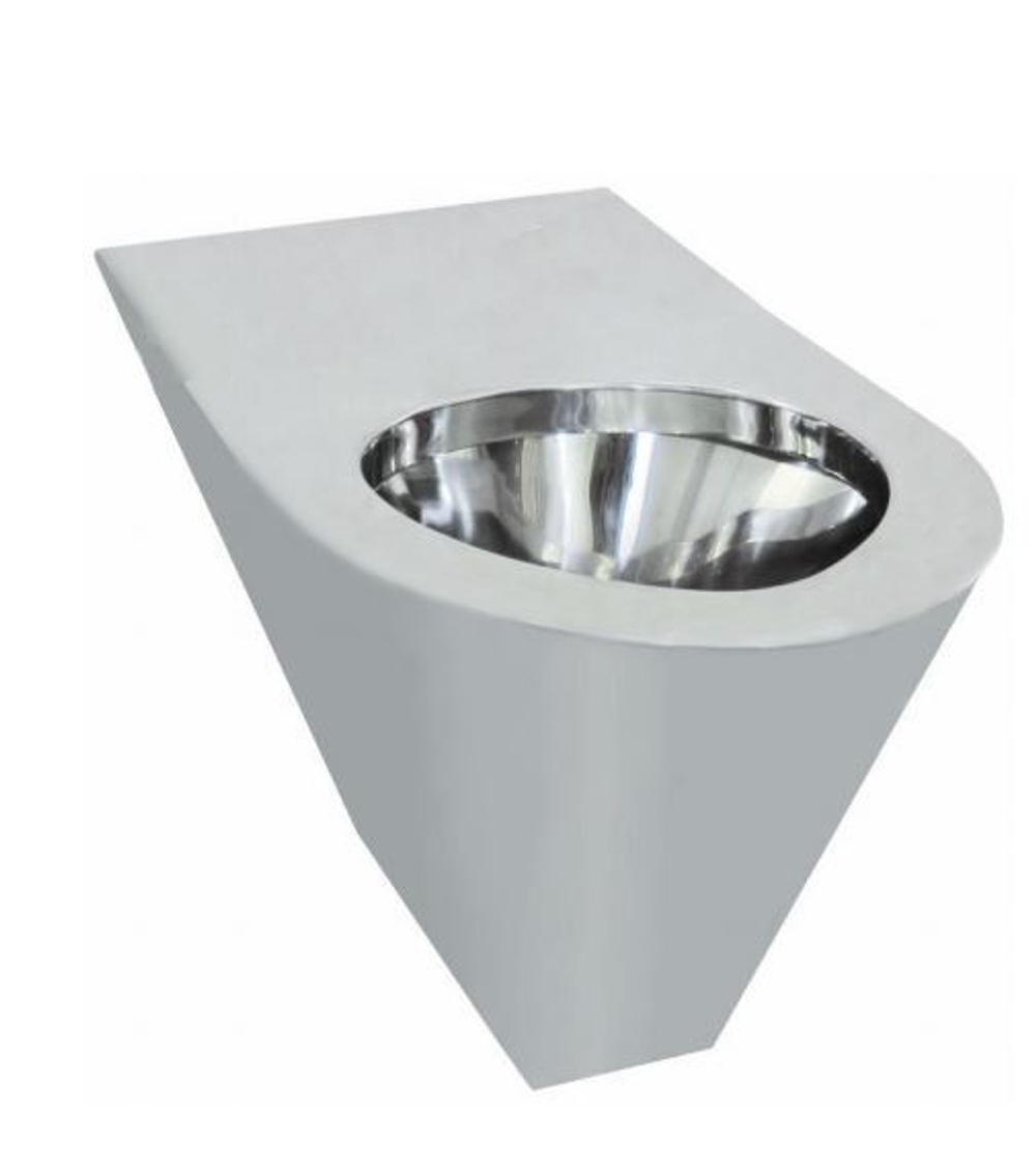 Унитаз подвесной нерж. сталь NOFER 13011.S матовый