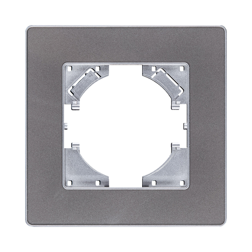 Рамка 1-постовая, серый Kollinger Eleganz Acryl EA1GY
