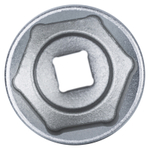 KING TONY (433538M) Головка торцевая стандартная шестигранная 1/2", 38 мм