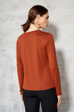 22495 Джемпер женский (терракот)