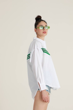 Рубашка Clever Fashion 0022, зеленый 012