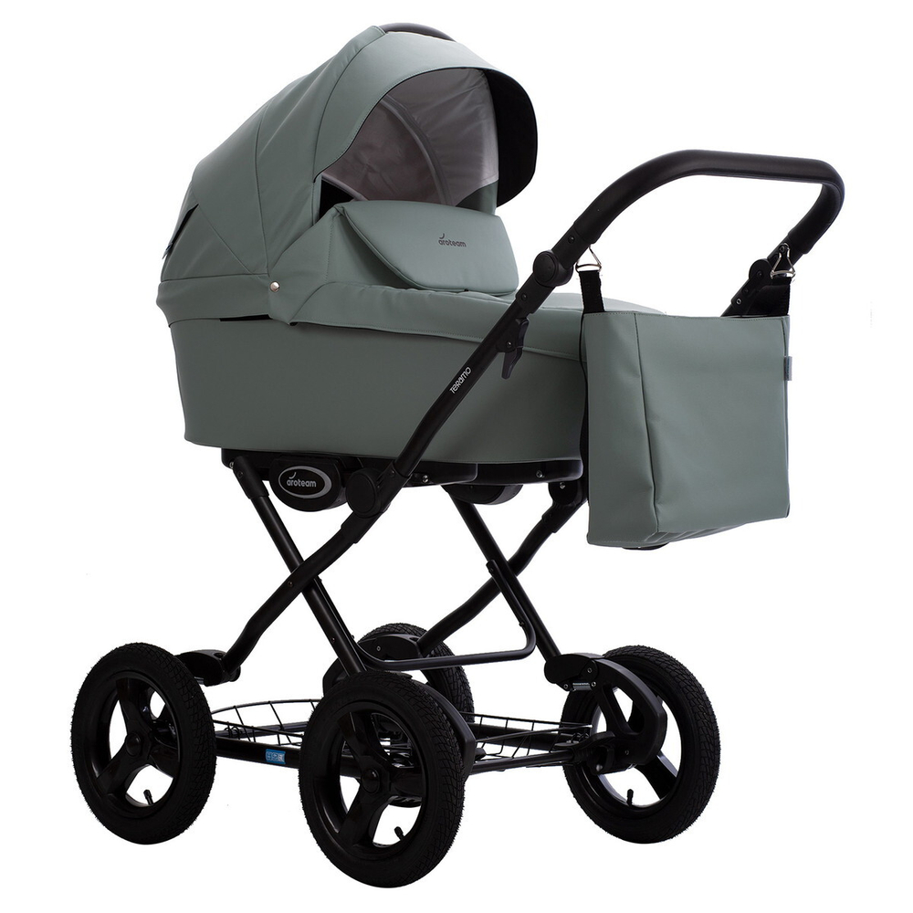 Детская коляска AroTeam Teramo Prima 2 в 1 03 шалфей кожа