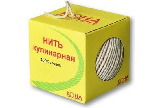 Нитка ХБ900 кулинарная 60м Щит в коробе