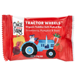 Once Upon A Farm, Органический батончик для малышей, Tractor Wheels ™, клубника, тыква и свекла, 5 батончиков, по 19 г (0,67 унции)