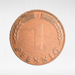 Germany, 1 Pfennig - Bank of German States, 1949, (Hamburg Mint - "J"), VF