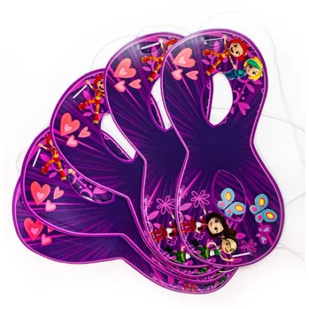 Маска бумажная Сказочный патруль (фиолетовая)