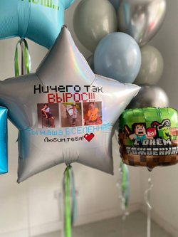 Воздушные шары Майнкрафт №3662