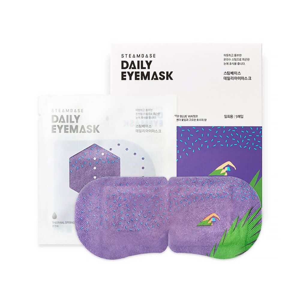 Паровая маска для глаз с ароматом лаванды STEAMBASE Daily Eye Mask Lavender Blue Water