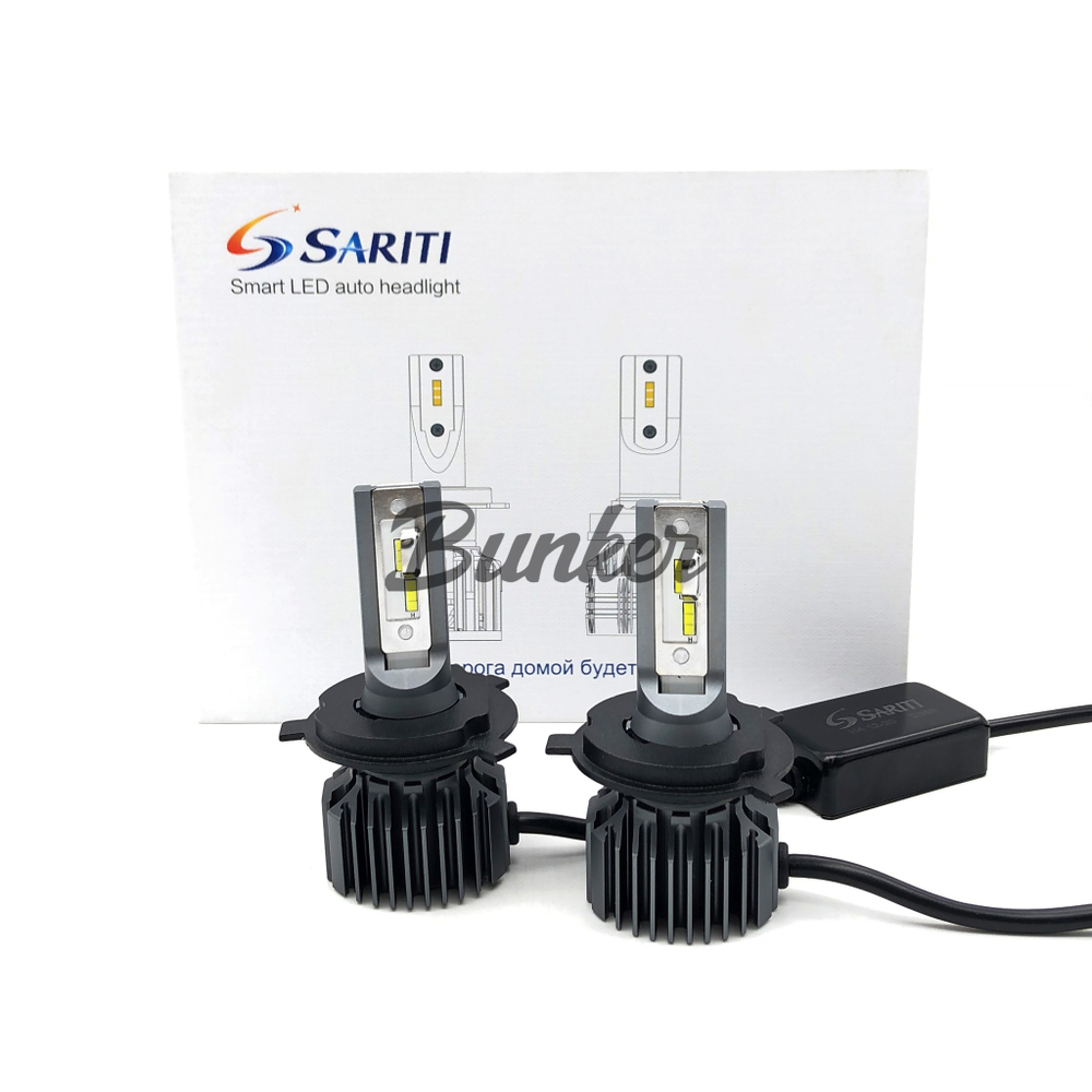 Cветодиодные лампы Sariti F6 H4 6000K,12V