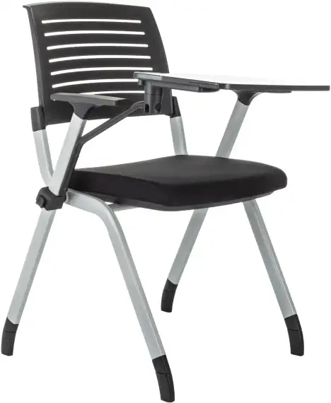 Стул Бюрократ X-Click-PP черный со стол. на ножках металл серый