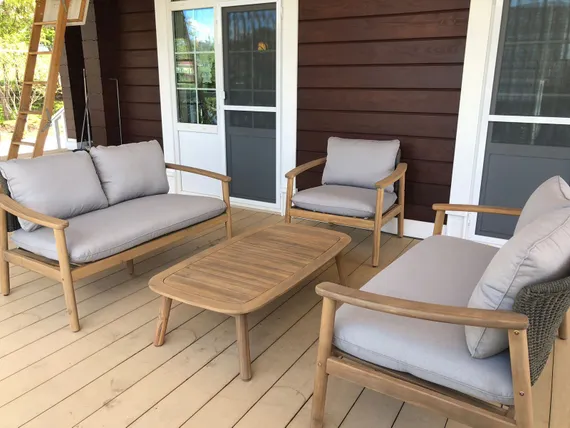 Трехместный диван Freeport, 195 см, массив акации