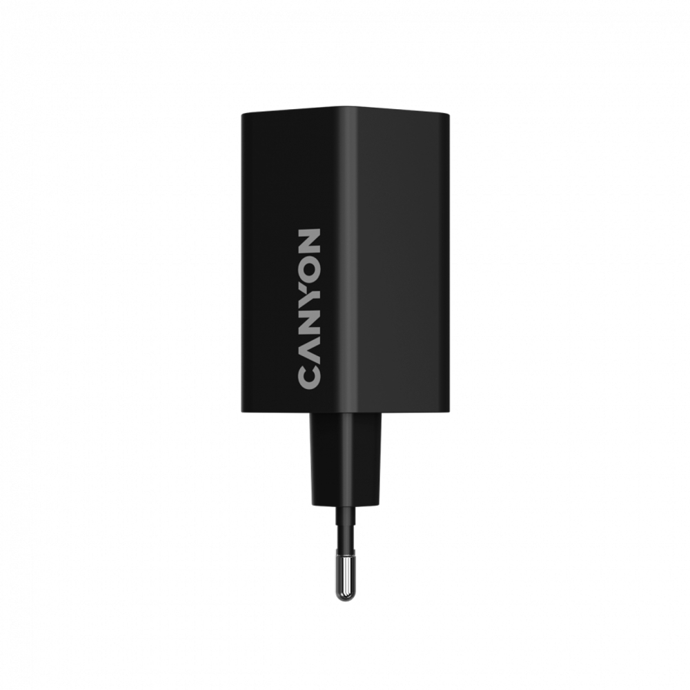CANYON charger HEXAGON 65 GaN 65W 2xPD 1xQC EU Black