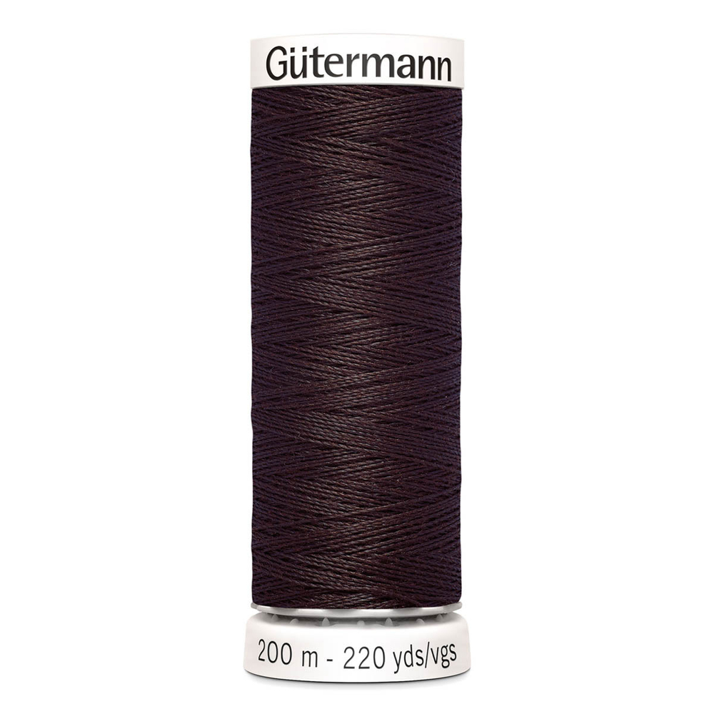 Нить Sew-All 200 м, Gutermann, 023 горький шоколад