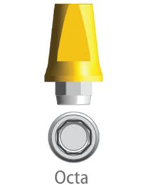 Прямой абатмент Int платформа 5.9 мм, С - 1 мм, с восьмигранником