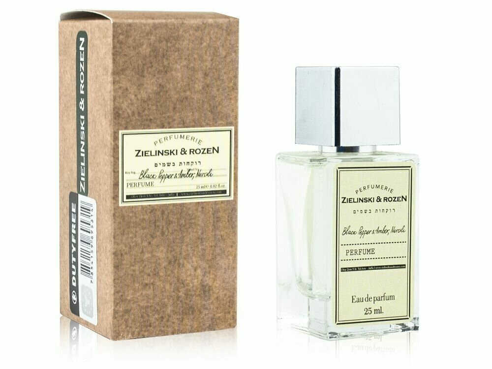 Пробник Zielinski & Rozen Black Pepper & Amber, Neroli Edp 25 ml.