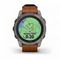 Garmin Fenix 7 Pro Sapphire Solar – титан, кожаный ремешок, премиальные умные часы