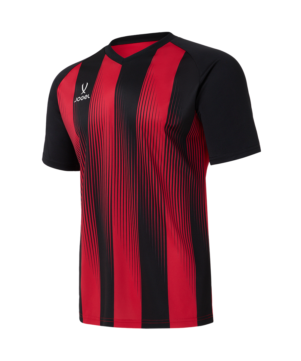 Футболка игровая Jogel Camp Striped Jersey, красный R2/черный 99
