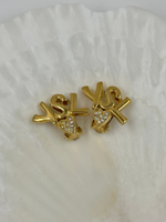 Клипсы с сердечками YSL