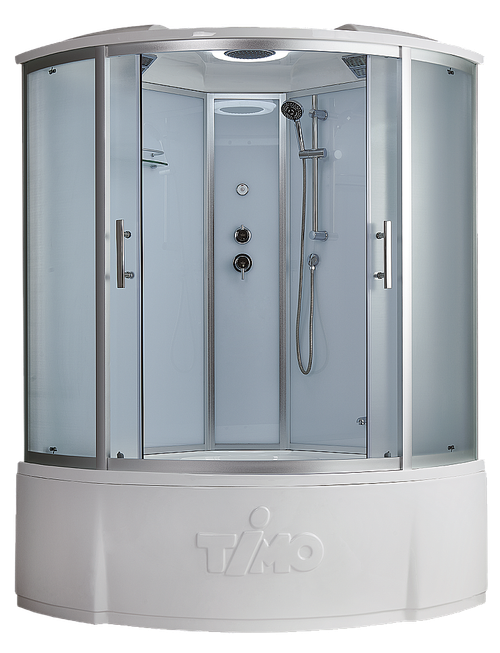 Душевой бокс Timo Standart 120х120 T-6625SF стекло матовое/профиль хром