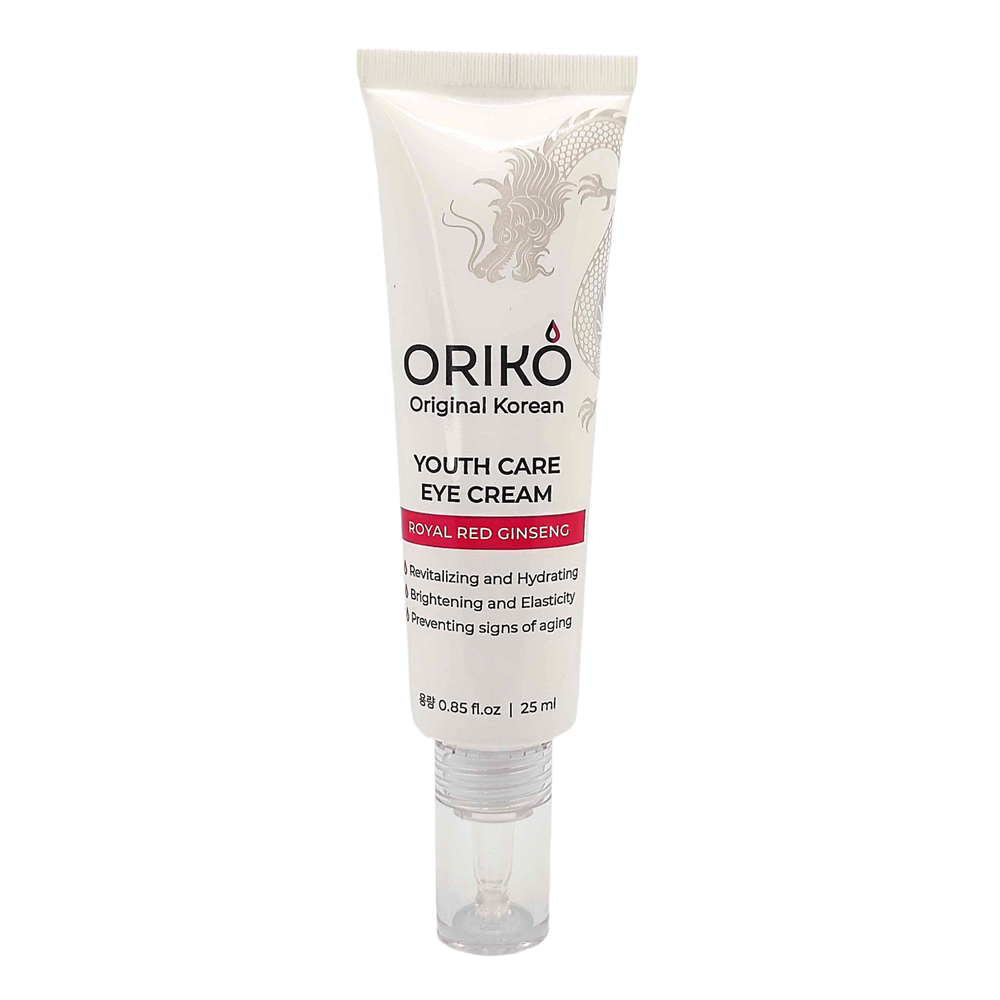 Крем для век антивозрастной с экстрактом красного женьшеня ORIKO Royal Red Ginseng Youth Care Eye Cream питательный, против морщин 25мл