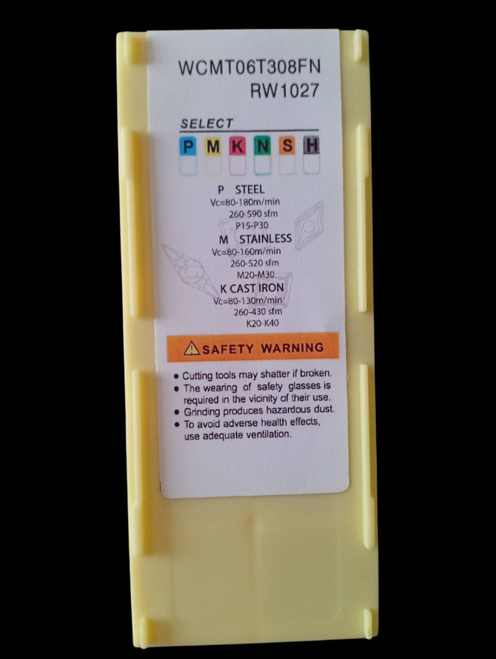 Пластина для сверла WCMT06T308FN