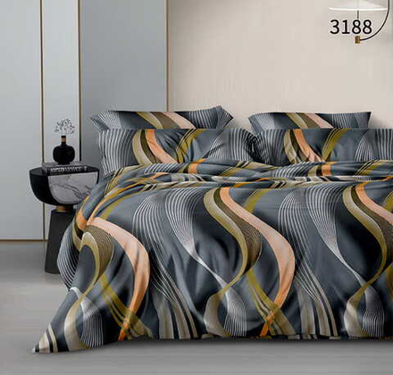 КПБ Евро с простыней на рез. 180х200 БЯЗЬ "БР48"