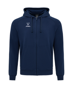 Худи JÖGEL ESSENTIAL Club reglan Cotton Zip Hoodie Z4, темно-синий