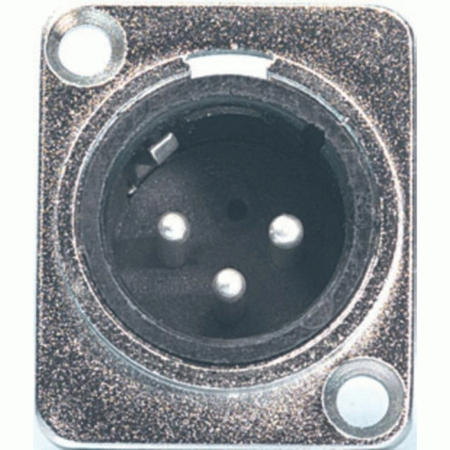 PROEL XLR3MDL - Коннектор XLR 3Р, папа, панельный, корпус металл