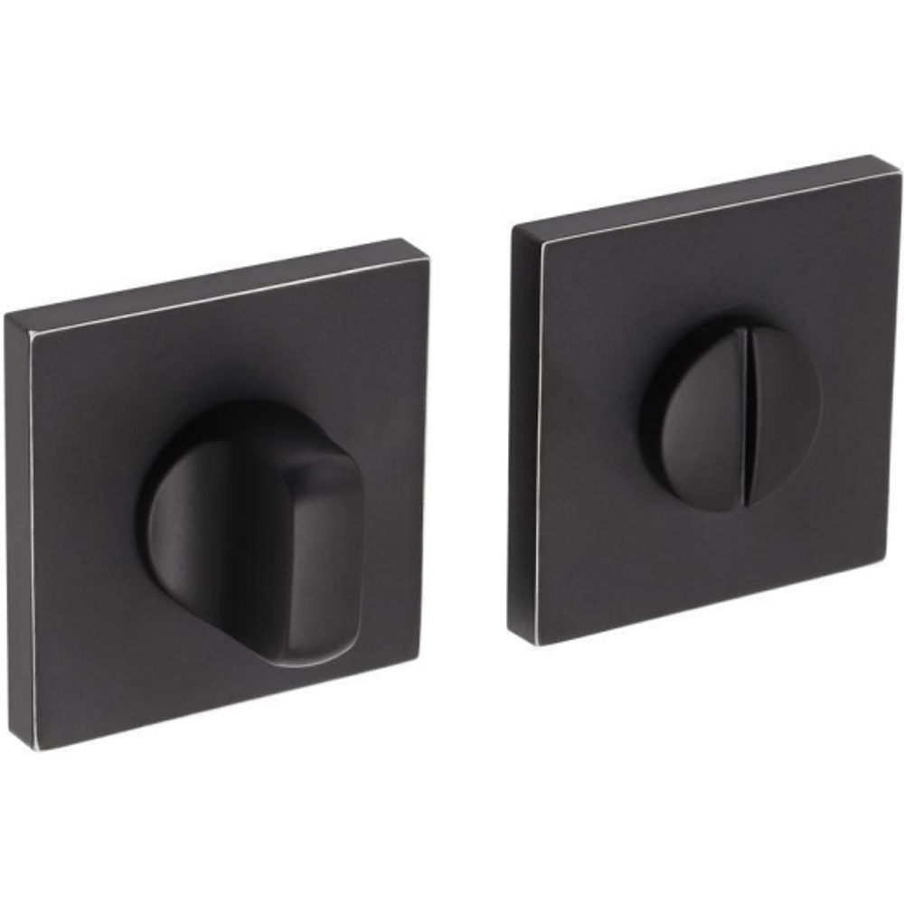 Завертка ADDENBAU WC SQ-003 BLACK/CHROM RIM