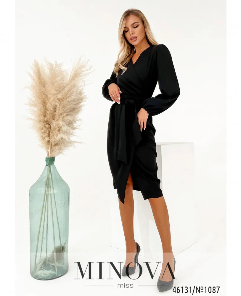 Платье 1087-чёрный Minova